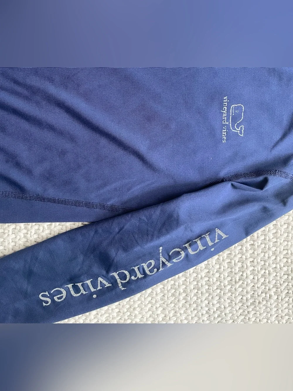 Vineyard Vines Kid’s Long-Sleeve Swim Rash Guard in Navy Blue